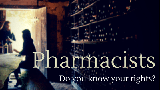 Pharmacists rights as employees