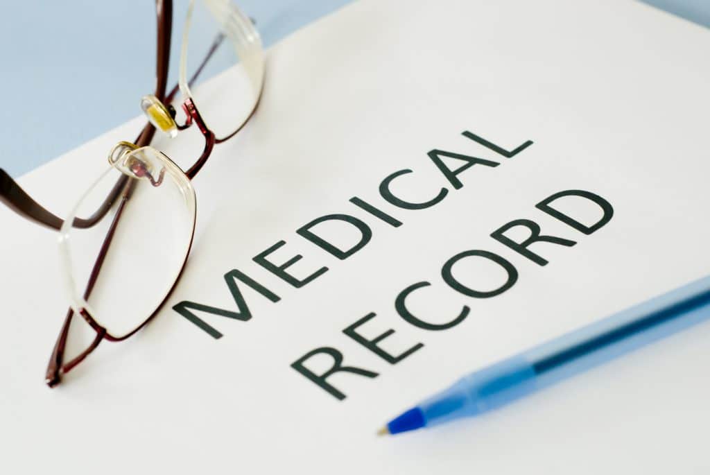 Medical Record Related Words