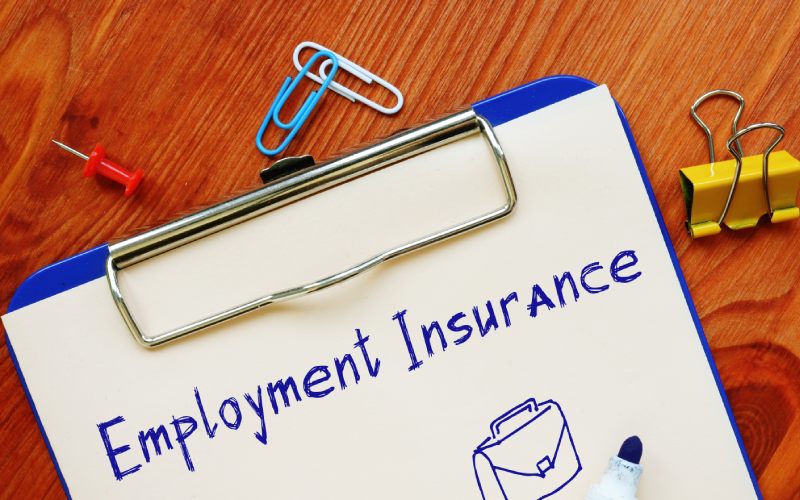 financial concept about employment insurance ei