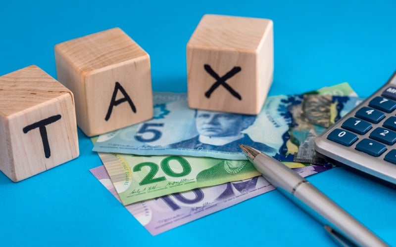 wooden cubes tax canadian dollar