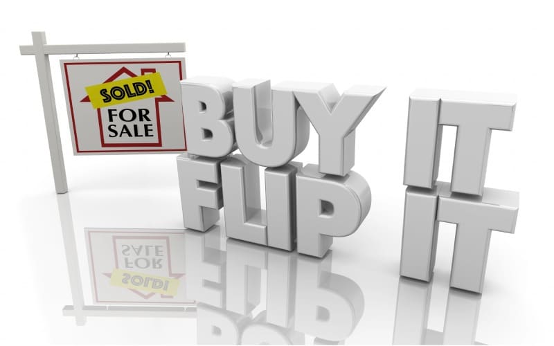 buy flip home sale sign